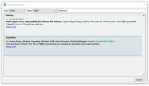Librería TimerOne